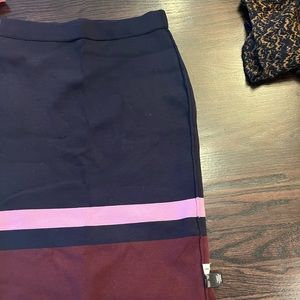 Blue,pink,maroon skirt